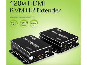 HDMI KVM Extender 120m Repeat HDMI + USB over UTP CAT 5e/6 RJ45 LAN cable by 390ft Sender & Receiver One Pair single catse cable MT-120HK with AUTO network cable technology HDMI KVM Extender 120m Repeat HDMI + USB over UTP CAT 5e/6 RJ45 LAN cable by 390ft Sender & Receiver One Pair single catse cable MT-120HK with AUTO network cable technology