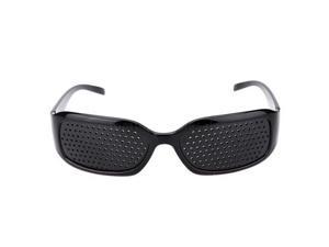 Fashion Black Vision Spectacles Eyesight Improvement Pinhole Pin Eyes Training Exercise Glasses Eyewear