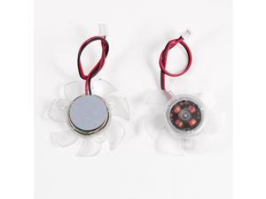 2 Pcs 45mm Clear Plastic VGA Cooler Video Card Cooling Fan 12VDC for PC Computer 2 Pcs 45mm Clear Plastic VGA Cooler Video Card Cooling Fan 12VDC for PC Computer