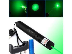 Green Laser Pointer long RANGE UP 10 MILE RANGE IN DARK 5MW 532nm black body 
