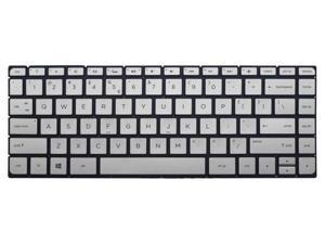 New for HP Spectre x360 15-ap000 15t-ap000 US Keyboard backlit Silver No frame 
