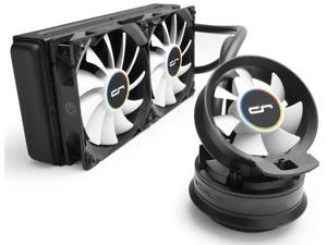 CRYORIG A40 Ultimate Hybrid Liquid Cooler 240mm x 38mm Thick Radiator with Additional Airflow Fan CRYORIG A40 Ultimate Hybrid Liquid Cooler 240mm x 38mm Thick Radiator with Additional Airflow Fan