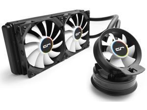 CRYORIG A40 Hybrid Liquid Cooler 240mm Radiator with additional Airflow Fan CRYORIG A40 Hybrid Liquid Cooler 240mm Radiator with additional Airflow Fan