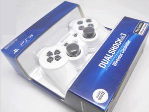 Bluetooth Wireless Dual Shock 3 Six Axis Game Controller for Sony PS3 White Bluetooth Wireless Dual Shock 3 Six Axis Game Controller for Sony PS3 White
