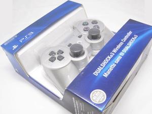 New Bluetooth Wireless Dual Shock 3 Six Axis Game Controller for Sony PS3 Silver New Bluetooth Wireless Dual Shock 3 Six Axis Game Controller for Sony PS3 Silver