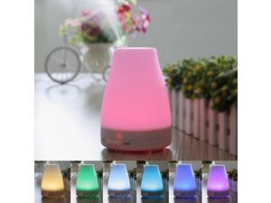 Aromatherapy Essential Oil Diffuser 7 colors - 120 ml Portable Ultrasonic Cool Mist Aroma Humidifier with changing Colored LED Lights, Waterless Auto Shut-off and Adjustable Mist Mode