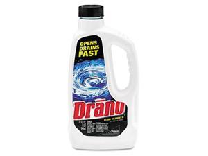 Drano CB001169EA Liquid Drain Cleaner, 32 oz. Safety Cap Bottle Drano CB001169EA Liquid Drain Cleaner, 32 oz. Safety Cap Bottle