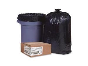 Nature Saver Trash Can Liners Rcycld 7-10 Gal .65mil 24"x23" 500/BX BK 00987 Nature Saver Trash Can Liners Rcycld 7-10 Gal .65mil 24"x23" 500/BX BK 00987