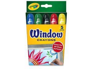 Crayola Washable Window Crayons, 5/Set 529765