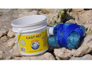 Joy Fish Mullet Cast Net: 1" Sq. Mesh, 8 ft Radius Joy Fish Mullet Cast Net: 1" Sq. Mesh, 8 ft Radius