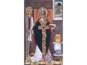 Master of Budapest Holy Bishop - 16" x 24" Premium Canvas Print Master of Budapest Holy Bishop - 16" x 24" Premium Canvas Print