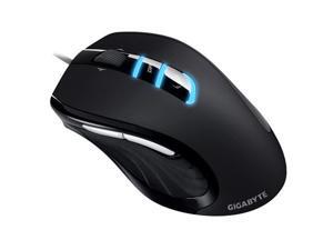 GIGABYTE M6980X Rubberized Black 4 Directional Tilt Wheel USB Wired Pro-Laser Macro Gaming Mouse GIGABYTE M6980X Rubberized Black 4 Directional Tilt Wheel USB Wired Pro-Laser Macro Gaming Mouse