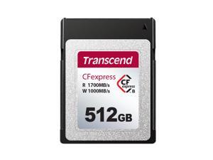 512GB Transcend CFexpress 820 Type B Memory Card 1700MB/s Read 1300MB/sec Write 512GB Transcend CFexpress 820 Type B Memory Card 1700MB/s Read 1300MB/sec Write