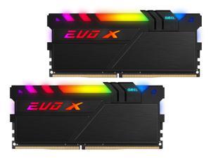 16GB GeIL EVO X II RGB DDR4 3600MHz PC4-28800 CL18 Dual Channel Kit (2x 8GB) Black