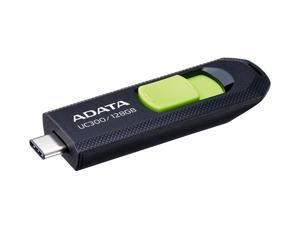 128GB AData USB3.2 UC300 Type-C USB Flash Drive Black/Green
