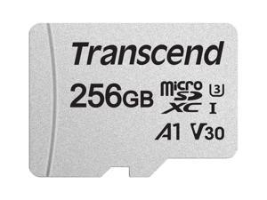 Transcend 256GB 300S microSDXC CL10 V30 A1 Memory Card with SD Adapter Transcend 256GB 300S microSDXC CL10 V30 A1 Memory Card with SD Adapter