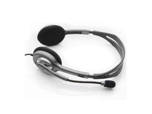 Logitech H111 Binaural Stereo Headset - Grey Logitech H111 Binaural Stereo Headset - Grey