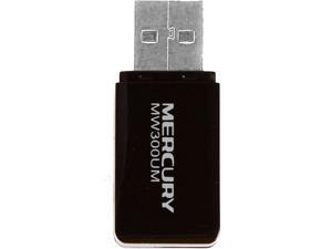 Mercury MW300UM Wireless USB Adapter IEEE 802.11b/g/n USB 2.0 Up to 300Mbps Data Rates Mercury MW300UM Wireless USB Adapter IEEE 802.11b/g/n USB 2.0 Up to 300Mbps Data Rates