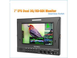 TeKit 7 inch HD IPS panel monitor seamless switch HDMI SDI input for DSLR cameras TeKit 7 inch HD IPS panel monitor seamless switch HDMI SDI input for DSLR cameras