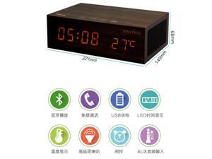 TeKit Wooden Bluetooth Speaker, Alarm Clock, Support NFC+CRS for iphone ipad TeKit Wooden Bluetooth Speaker, Alarm Clock, Support NFC+CRS for iphone ipad