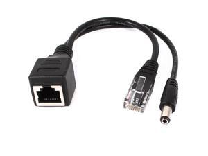 DC2.1 Female Power supply RJ45 Network Cable 8P POE Network camera Cable 8Pin Male to Female POE Rj45 Network Line Wire,RJ45 Female to RJ45 Male converter cable with DC2.1 power supple DC2.1 Female Power supply RJ45 Network Cable 8P POE Network camera Cable 8Pin Male to Female POE Rj45 Network Line Wire,RJ45 Female to RJ45 Male converter cable with DC2.1 power supple