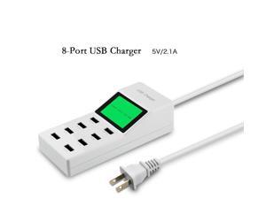 High speed 8 ports USB charging station dock ,8-Port Home Wall Charger Adaptor with LCD Screen Display AC To USB power socket Station For Cell phone smart phone tablet High speed 8 ports USB charging station dock ,8-Port Home Wall Charger Adaptor with LCD Screen Display AC To USB power socket Station For Cell phone smart phone tablet