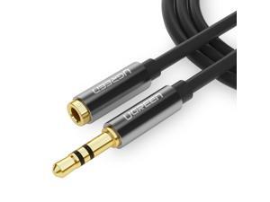 (10ft/3m) 3.5mm Extension cable, 3.5mm Male to Female Extension Stereo Audio Extension Cable Adapter Gold Plated Compatible for iPhone, iPad or Smartphones, Tablets, Media Players 10595 (10ft/3m) 3.5mm Extension cable, 3.5mm Male to Female Extension Stereo Audio Extension Cable Adapter Gold Plated Compatible for iPhone, iPad or Smartphones, Tablets, Media Players 10595