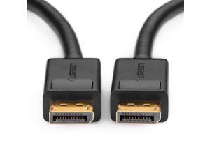 DP to DP Extension Cable, DP DisplayPort Male to DisplayPort Male Cable Gold Plated 1.2 Version 4K Resolution (6ft/2m) 10211 DP to DP Extension Cable, DP DisplayPort Male to DisplayPort Male Cable Gold Plated 1.2 Version 4K Resolution (6ft/2m) 10211