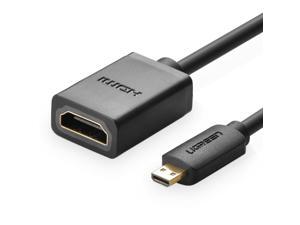 Micro HDMI to HDMI Extension Cable with Ethernet Type D to Type A Support 3D & 4K Resolution for Smart Phones, Tablets, Cameras and Other Device Gold Plated 20cm(20134) Micro HDMI to HDMI Extension Cable with Ethernet Type D to Type A Support 3D & 4K Resolution for Smart Phones, Tablets, Cameras and Other Device Gold Plated 20cm(20134)