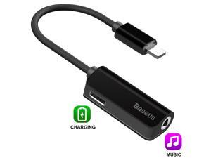 Lightning to 3.5 mm Headphone Jack Adapter for Apple iPhone 7/7 Plus Adapter Charge and Headphone 2 in 1 Compatible with iOS 11 .For Charging & listening Music ONLY Lightning to 3.5 mm Headphone Jack Adapter for Apple iPhone 7/7 Plus Adapter Charge and Headphone 2 in 1 Compatible with iOS 11 .For Charging & listening Music ONLY