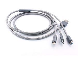 Multi USB Charging Cable with Micro USB/8pin lightning/Type USB C, 3 in 1 Cell Phone Charger Cable for iPhone7,7 plus,6, 6 plus,5 5S 4 4S Samsung Galaxy HTC Smart Phones Multi USB Charging Cable with Micro USB/8pin lightning/Type USB C, 3 in 1 Cell Phone Charger Cable for iPhone7,7 plus,6, 6 plus,5 5S 4 4S Samsung Galaxy HTC Smart Phones