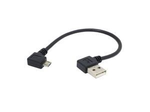 Left angled 90 degree Micro USB 5pin Male to Left Angled USB Data Charge Cable for Cell phone & Tablet ,20cm/0.66ft Left angled 90 degree Micro USB 5pin Male to Left Angled USB Data Charge Cable for Cell phone & Tablet ,20cm/0.66ft