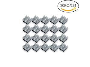 20 PCS mini Aluminum Chips VGA RAM Cooling Heatsinks heat sink cooler,Aluminum Heatsink For MOS IC Chipset 6.35mm*6.35mm*3.18mm Chip Radiator 20 PCS mini Aluminum Chips VGA RAM Cooling Heatsinks heat sink cooler,Aluminum Heatsink For MOS IC Chipset 6.35mm*6.35mm*3.18mm Chip Radiator