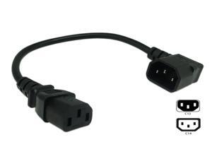 (2 Pack) IEC 320 90 Degree C14 3 Pin Male to C13 Female PDU Power Supply Extension Cord, Right Angle IEC C14 to C13 Power plug Converter adapter cable cord (2 Pack) IEC 320 90 Degree C14 3 Pin Male to C13 Female PDU Power Supply Extension Cord, Right Angle IEC C14 to C13 Power plug Converter adapter cable cord