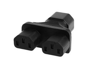 IEC 320 C14 to 2x C13 Y Split AC Adapter Power plug, PDU/UPS IEC 3Pole Male to 2x IEC 3Pole Female Splitter AC Power Adapter, C14 Male to Dual Double C13 Female Converter Connecter IEC 320 C14 to 2x C13 Y Split AC Adapter Power plug, PDU/UPS IEC 3Pole Male to 2x IEC 3Pole Female Splitter AC Power Adapter, C14 Male to Dual Double C13 Female Converter Connecter