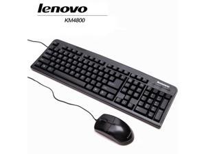 Lenovo KM4800 Wired Keyboard and Mouse Combo , Waterproof Ultra-thin Desktop/Notebook, Durable, Comfortable, USB Mouse and keyboard Combo Lenovo KM4800 Wired Keyboard and Mouse Combo , Waterproof Ultra-thin Desktop/Notebook, Durable, Comfortable, USB Mouse and keyboard Combo