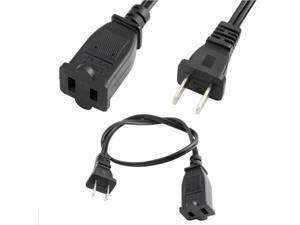 (5ft/1.5m)US power extension cable cord US AC 2-Prong male/female power cable,USA Outlet Saver Power Extension Cord Cable 2-prong 2 Outlets for NEMA 5-15P to NEMA 5-15R,UL Certified(E365821) (5ft/1.5m)US power extension cable cord US AC 2-Prong male/female power cable,USA Outlet Saver Power Extension Cord Cable 2-prong 2 Outlets for NEMA 5-15P to NEMA 5-15R,UL Certified(E365821)