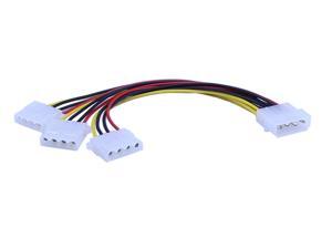 (2 Pack) High Quality 4 Pin Molex Male to 3 port Molex IDE Female Power Supply Splitter Adapter Computer 4Pin IDE Power Cord,Molex 4 Pin Power Supply Y Splitter Cable - 3 Female to 1 Male (2 Pack) High Quality 4 Pin Molex Male to 3 port Molex IDE Female Power Supply Splitter Adapter Computer 4Pin IDE Power Cord,Molex 4 Pin Power Supply Y Splitter Cable - 3 Female to 1 Male