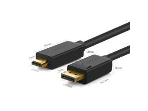 UGREEN 4K UHD DP to HDMI Cable Male to Male Displayport to HDMI Video Cable DisplayPort to HDTV Monitor Cable Support Audio for HP EliteBook,HTC VIVE Virtual Reality System and DP Enabled Devices 15FT UGREEN 4K UHD DP to HDMI Cable Male to Male Displayport to HDMI Video Cable DisplayPort to HDTV Monitor Cable Support Audio for HP EliteBook,HTC VIVE Virtual Reality System and DP Enabled Devices 15FT