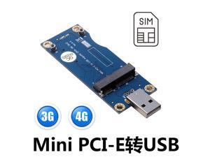 New Version5.0 Mini Pci-e Mpci Express Wireless to USB Adapter Card with SIM Card Slot Module Mini PCI-E to USB Adapter Test WWAN Module New Version5.0 Mini Pci-e Mpci Express Wireless to USB Adapter Card with SIM Card Slot Module Mini PCI-E to USB Adapter Test WWAN Module