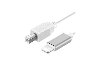 Lightning to MIDI ,Lightning to USB 2.0 Cable Adapter Lightning to Type B Cord Lightning to Midi Cable for iPhone iPad iPod to Midi Controller Midi Keyboard Recording Audio Interface USB Microphone Lightning to MIDI ,Lightning to USB 2.0 Cable Adapter Lightning to Type B Cord Lightning to Midi Cable for iPhone iPad iPod to Midi Controller Midi Keyboard Recording Audio Interface USB Microphone