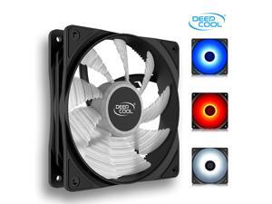 DEEPCOOL RF120B Single Color Blue LED Case Fan, 4 Ultra-Bright LED Lights, 9-Blade, Powered by 4 Pin Molex Connector or Motherboard 3 Pin Connector DEEPCOOL RF120B Single Color Blue LED Case Fan, 4 Ultra-Bright LED Lights, 9-Blade, Powered by 4 Pin Molex Connector or Motherboard 3 Pin Connector