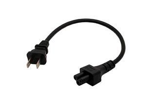 Tekit NEMA 1-15P to IEC 320 C5 Short Power Cord,Non-Polarized 2-Pin US Plug 2 Pole to IEC 60320 C5 3-Prong AC Power Cord Short Laptop Portable Cable 1ft/30cm (1-15P to C5) Tekit NEMA 1-15P to IEC 320 C5 Short Power Cord,Non-Polarized 2-Pin US Plug 2 Pole to IEC 60320 C5 3-Prong AC Power Cord Short Laptop Portable Cable 1ft/30cm (1-15P to C5)
