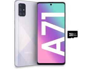 Samsung Galaxy A71 SM-A715F/DS 4G LTE 128GB/6GB Ram Android, Prism Crush Silver- Samsung Galaxy A71 SM-A715F/DS 4G LTE 128GB/6GB Ram Android, Prism Crush Silver-