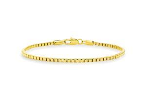 Microfiber Jewelry Polishing Cloth 8 The Bling Factory 9mm 14k Yellow Gold Plated Diamond-Cut Figaro Link Chain Bracelet Microfiber Jewelry Polishing Cloth GL-010JB-08