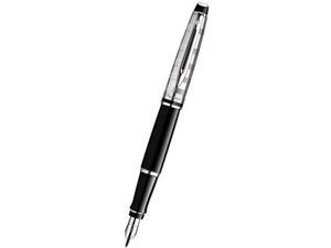 Waterman Expert Fountain Pen Deluxe Black Ct Fine Waterman Expert Fountain Pen Deluxe Black Ct Fine