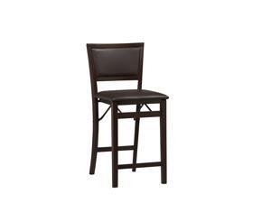 Linon Triena -Pad Back Folding Counter Stool 24 Linon Triena -Pad Back Folding Counter Stool 24