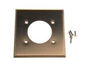 Aluminum Flush Mount 2.15" Diameter, Device Receptacle Wallplate, Standard Size Aluminum Flush Mount 2.15" Diameter, Device Receptacle Wallplate, Standard Size