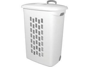 Sterilite 12228003 Wheeled Hamper with Titanium Handles and Wheels, White Sterilite 12228003 Wheeled Hamper with Titanium Handles and Wheels, White