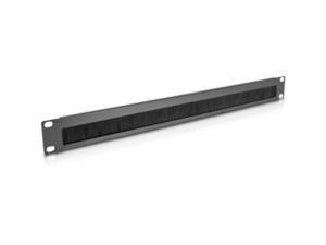 V7 Rack Mount Brush Panel 1U - Cable Manager - Black - 1U Rack Height - Cold Rolled Steel, Nylon ORGANIZE CABLES CONTROL AIRFLOW - RMBRUSH1U-1N V7 Rack Mount Brush Panel 1U - Cable Manager - Black - 1U Rack Height - Cold Rolled Steel, Nylon ORGANIZE CABLES CONTROL AIRFLOW - RMBRUSH1U-1N